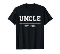 Uncle Est. 2003 Funny Sports Year Established Uncle Retro Value Graphic T-Shirt