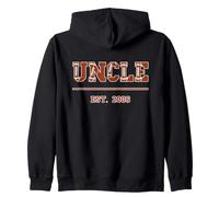 Uncle Est. 2006 Funny Sports Year Established Uncle Retro Zip Hoodie