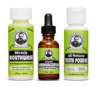 Uncle Harry's Natural Remineralization Kit for Tooth Enamel & Mineral - 3 Products Strengthen Weak Enamel & Correct Oral Care Issues (1 kit)