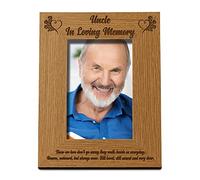 Uncle In Loving Memory Remembrance Portrait Wooden Photo Frame Gift (5 x 7 Inch)