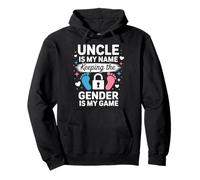 Uncle Is My Name Baby Shower Girl Boy Keeper Gender Reveal Pullover Hoodie