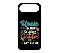 Uncle Is My Name Keeping the Gender Is My Game Baby Reveal Case for iPhone Air