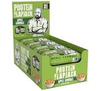Uncle Jack's Protein Flapjacks 12 x 100g - | 15g Protein | High Protein | 440kcal per bar | Apple Crumble