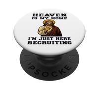 Uncle Jesus Christian Religious Heaven Is My Home Jesus PopSockets Adhesive PopGrip