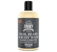 Uncle Jimmy Hair, Beard and Body Wash 12 oz