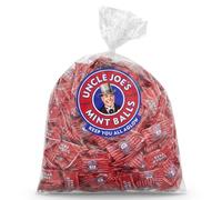 Uncle Joe Sugar Free Mint Balls 2kg Bulk Bag, Individually Wrapped Peppermint Hard Boiled Sweets | Refreshing Menthol Taste | Ideal for Sharing Bowls and Gifting