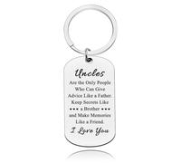 Uncle Keyring Uncle Gifts Uncle Gift from Niece Nephew To My Uncle Gift Keyring Thanksgiving Christmas Birthday Gift for Uncle Retirement Keyring Gifts for Him Thank You Keyring Gift for Uncle
