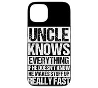 Uncle KNOWS EVERYTHING IF HE DOESN'T KNOW Uncle Case for iPhone 13