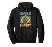 Uncle Level Expert Gaming Funny Joystick Nerd Humor Pullover Hoodie
