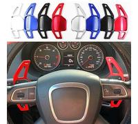 UNCLE LIAO 2 PCS Car Shift Paddle Blade for Audi A4/S4 B7/8E/8H 2004 2005 2006 2007 2008 2009 Car Shift Paddle Steering Wheel Shifter Car Interior.,A-Black