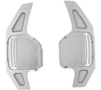 UNCLE LIAO 2 PCS Car Shift Paddle Blade for Audi A4L 2013-2016 Car Shift Paddle Steering Wheel Shifter Car Interior.,C-Silver