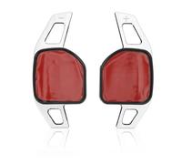 UNCLE LIAO 2 PCS Car Shift Paddle Blade for Audi A6 S6 C7 2012 2013 2014 2015 Car Shift Paddle Steering Wheel Shifter Car Interior.,B-Silver