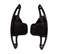 UNCLE LIAO 2 PCS Car Shift Paddle Blade for BMW X4 (F26) 2015-2018 Car Shift Paddle Steering Wheel Shifter Car Interior.,A-Black