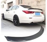 UNCLE LIAO Car Rear Spoiler For Infiniti Q50 Q50s Sedan 2014 2015 2016 2017 2018 2019 2020,Rear Trunk Spoiler Lip Tail Fixed Decoration Protective Accessories.,C-style 3
