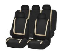 UNCLE LIAO for Land Rover Range Rover Sport 2010-2013 car Seat Cover Sets All Weather Protectors Accessories.,F-black beige