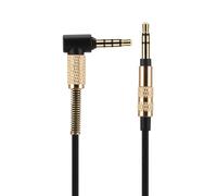 UNCLE LIGHT Replacement Audio Cable for Marshall Headphones, Compatible with Monitor Major 2 II Major 3 III Major 4 IV Mid Headphones 3.5mm Male Stereo Jack Cord, 1.2 Meters, No Inline Control, Black