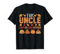 Uncle Loves His Cute Pumpkins Thanksgiving Fall Pilgrim T-Shirt