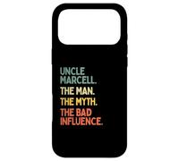 Uncle Marcell Quote The Man The Myth The Bad Influence Funny Case for iPhone 17 Pro Max