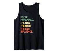 Uncle Muhammad Quote The Man The Myth The Bad Influence Tank Top