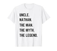 Uncle Nathan The Man The Myth The Legend Father's Day T-Shirt