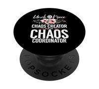 Uncle & Niece Chaos Creator And Chaos Coordinator Humor PopSockets Adhesive PopGrip