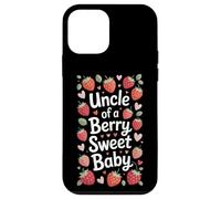 Uncle Of A Berry Sweet Baby New Uncle Strawberry Moments Case for iPhone 12 mini