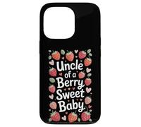Uncle Of A Berry Sweet Baby New Uncle Strawberry Moments Case for iPhone 13 Pro
