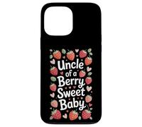 Uncle Of A Berry Sweet Baby New Uncle Strawberry Moments Case for iPhone 13 Pro Max