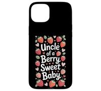 Uncle Of A Berry Sweet Baby New Uncle Strawberry Moments Case for iPhone 15 Plus