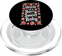 Uncle Of A Berry Sweet Baby New Uncle Strawberry Moments PopSockets PopGrip for MagSafe