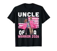 Uncle of A Warrior 2026 Breast Cancer Awareness Help Niece T-Shirt