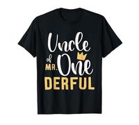 Uncle of Mr Onederful 1st Birthday First One-Derful Tio T-Shirt