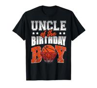 Uncle of The Birthday Boy Basketball Family Baller Party T-Shirt