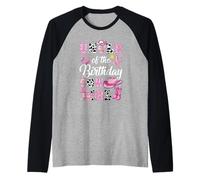 Uncle of The Birthday Cow Girl Western Cowgirl 1St Birthday Raglan Baseball Tee