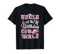 Uncle of The Birthday Cow Girl Western Cowgirl 1St Birthday T-Shirt