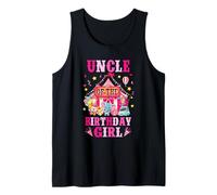 Uncle of The Birthday Girl Circus Carnival Family Party Tank Top