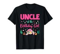 Uncle Of The Birthday Girl Sea Turtle Ocean Birthday Party T-Shirt