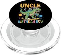 Uncle Of The Birthday Party Outfit Dinosaur Squad Uncle PopSockets PopGrip for MagSafe