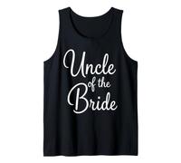 Uncle of The Bride Funny Wedding Party Dinner Rehearsal Tank Top