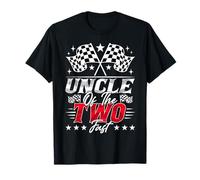 Uncle Of The Two Fast Second Birthday Racing Car Family T-Shirt