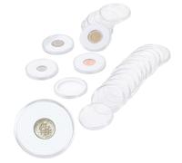Uncle Paul 20 Sets Coin Capsules 46mm with 6 Sizes (17/22/27/32/37/46mm) Foam Gaskets Coin Case Holder Protector for Coin Collection
