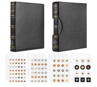 Uncle Paul 306 Pockets Coin Collecting Loose-Leaf Album 12 Storage Sleeves