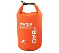 Uncle Paul Boat Dry Bags - Orange 5L Waterproof Bag for Drifting Boating Kayaking Fishing Rafting Swimming Camping Canoeing Surfing 5 litres