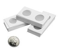Uncle Paul Coin Flips for Half Dollars,Sterling - 90 Pcs 31.5mm / 1.2 inch Cardboard Holder for US Half Dollar, 2 UK Pounds, 50 UK Pence, 50 CA Cents, 2 CA Dollar CS31315