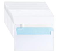 Uncle Paul DL 110 x 220 mm 100gsm Self Seal Pocket Envelopes, No Window, Security Tinted White Mailing Envelopes, Greeting Card Invitation EnvelopesSchool Home Office Business- Pack of 30 DLWH030