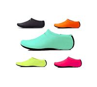 Uncle Paul Water Socks - Blue Adult Indoor Sock Barefoot Beach Surf Diving Home Slipper Pool Yoga Socks for Men Women Large EU 37-38