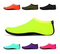 Uncle Paul Water Socks - Unisex Indoor Sock Water Shoes Yoga Socks Barefoot Beach Surf Diving Home Slipper Pool for Kids Adults Emerald Size L EU 37-38 UK 5.5/6.5 Adults SWA15LGL