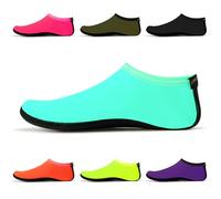 Uncle Paul Water Socks - Unisex Indoor Sock Water Shoes Yoga Socks Barefoot Beach Surf Diving Home Slipper Pool for Kids Adults Azure Size XXXL EU 44-45 UK 10.5/11 Adults SWA15LB3XL