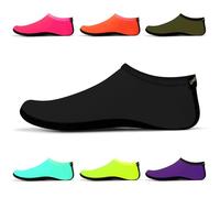 Uncle Paul Water Socks - Unisex Indoor Sock Water Shoes Yoga Socks Barefoot Beach Surf Diving Home Slipper Pool for Kids Adults Black Size XL EU 39-41 UK 7/8 Adults SWA15BKXL