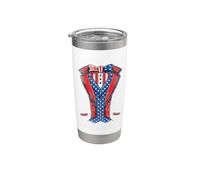 Uncle Sam Costume 4th of July Stainless Steel Insulated Tumbler